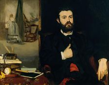 Portrait of the poet Zacharie Astruc, 1866. Creator: Manet, Édouard (1832-1883)