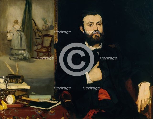 Portrait of the poet Zacharie Astruc, 1866. Creator: Manet, Édouard (1832-1883).