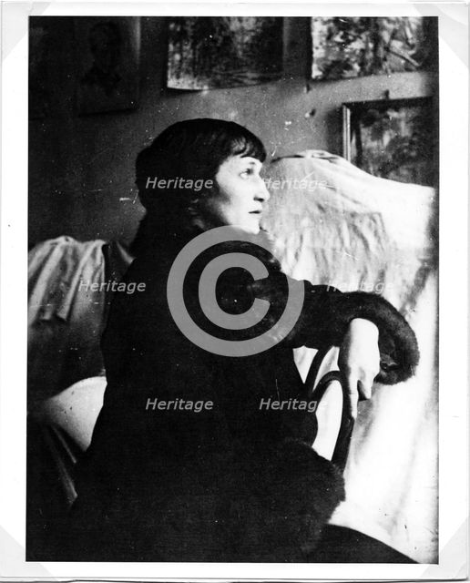 Portrait of the Poetess Anna Akhmatova (1889-1966), End 1920s.