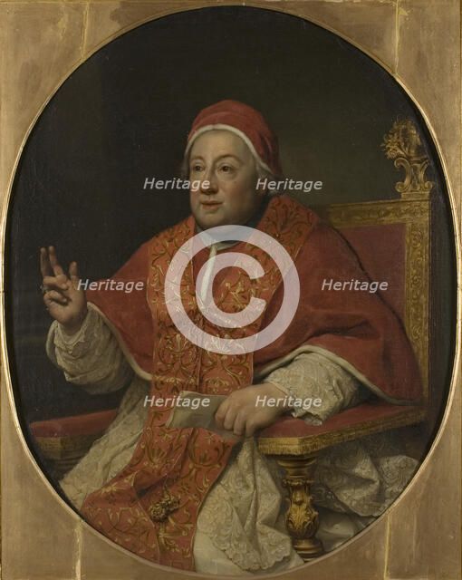 Portrait of the Pope Clement XIII (1693-1769).