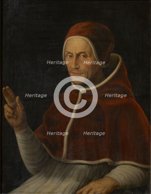 Portrait of the Pope Adrian VI (1459-1523), c.1630. Creator: Anonymous.