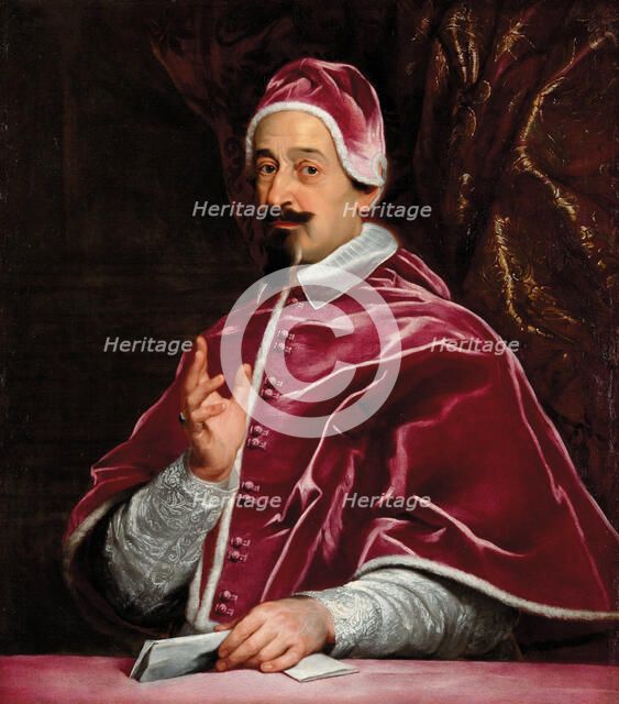 Portrait of the Pope Alexander VII (1599-1667), 1667. Creator: Gaulli (Il Baciccio), Giovanni Battista (1639-1709).