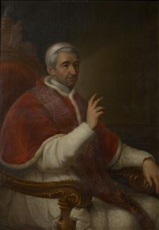 Portrait of the Pope Gregory XVI (1765-1846), c. 1840. Creator: Anonymous