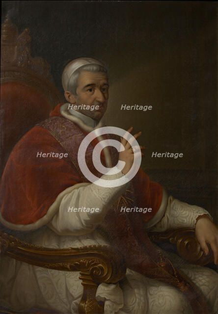 Portrait of the Pope Gregory XVI (1765-1846), c. 1840. Creator: Anonymous.