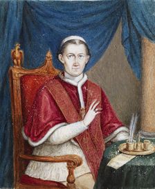 Portrait of the Pope Leo XII (1760-1829), First quarter of 19th cen. Creator: Anon