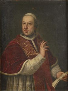 Portrait of the Pope Pius VI (1717-1799), Second Half of the 18th cen.