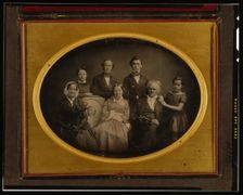 Portrait of the Prime family, October 1852. Creator: Unknown