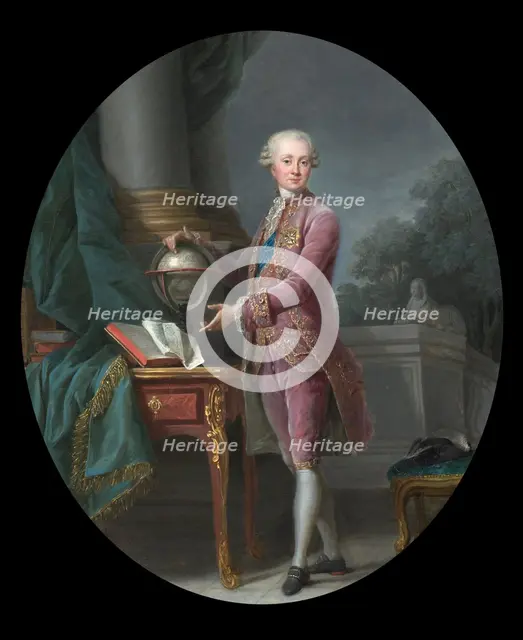 Portrait of the Prince of Nassau, 1776. Creator: Elisabeth Louise Vigee-LeBrun.