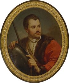 Portrait of the Prince Roman Sanguszko (1537-1571), 1768-1771. Creator: Bacciarelli, Marcello (1731-1818)