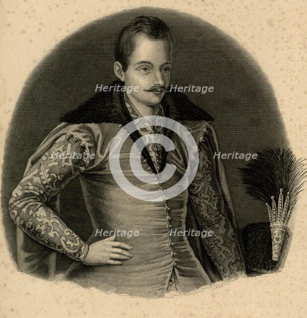 Portrait of the Prince Roman Sanguszko (1537-1571), 1850.