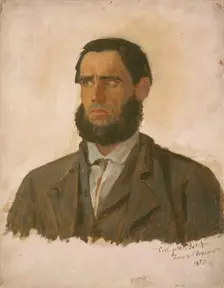 Portrait of the Prisoner Carl Gustav Svendsen, 1857. Creator: Adolph Tidemand