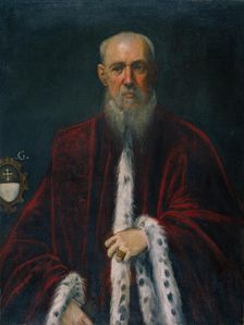 Portrait of the Procurator Alessandro Gritti. Artist: Tintoretto, Jacopo (1518-1594)