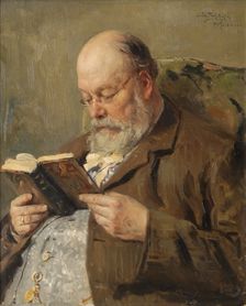 Portrait of the professor Ivan Ivanovich Yanzhul (1846-1914)