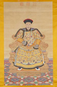 Portrait of the Qianlong Emperor (1711-1799), 1791. Creator: Miao Bingtai (1744-1807)