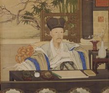 Portrait of the Qianlong Emperor (1711-1799). Creator: Jin Tingbiao (Chin T'ing-piao) (?-1767)