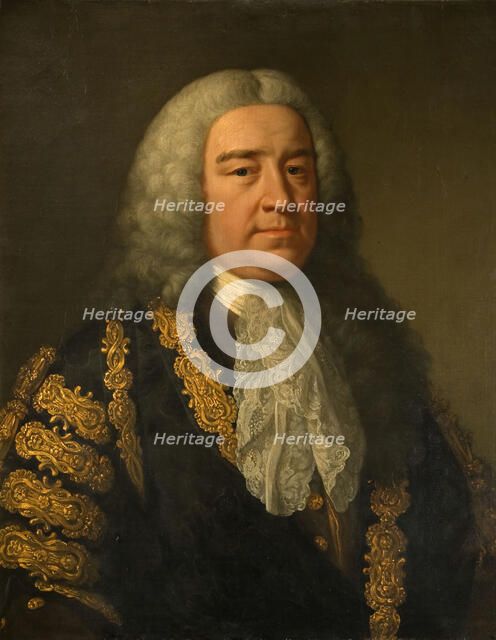 Portrait of The Rt. Hon. Henry Pelham ( 1694-1754).  Creator: John Shackleton.
