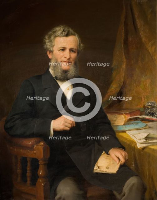 Portrait of The Rt. Hon. Jesse Collings (1831-1920), 1881. Creator: Jonathon Pratt.