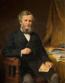 Portrait of The Rt. Hon. Jesse Collings (1831-1920), 1881. Creator: Jonathon Pratt
