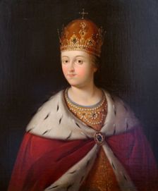 Portrait of the Regent Sofia Alexeyevna first half of 19th century