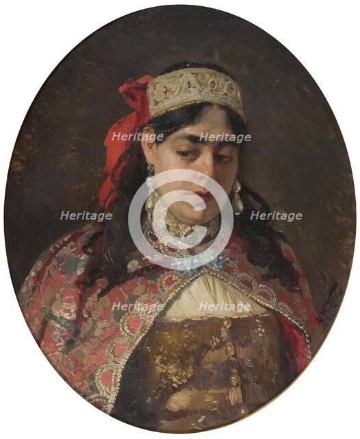 Portrait of the regent Sophia Alekseyevna (1657-1704). Creator: Makovsky, Konstantin Yegorovich (1839-1915).