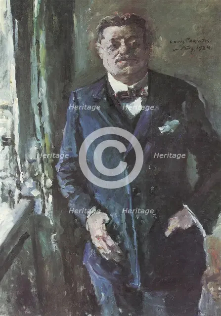 Portrait of the Reich President, Friedrich Ebert, 1924. Creator: Lovis Corinth.