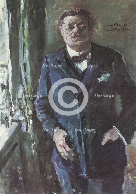 Portrait of the Reich President, Friedrich Ebert, 1924. Creator: Lovis Corinth.