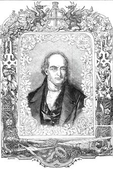 Portrait of the Right Hon. Michael Gibbs, Lord Mayor, 1844. Creator: Henry Anelay
