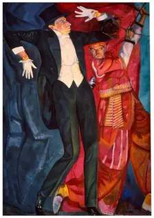 Portrait of the stage producer Vsevolod Meyerhold 1916. Artist: Boris Grigor'yev