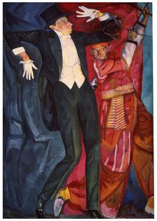 Portrait of the stage producer Vsevolod Meyerhold 1916. Artist: Boris Grigor'yev