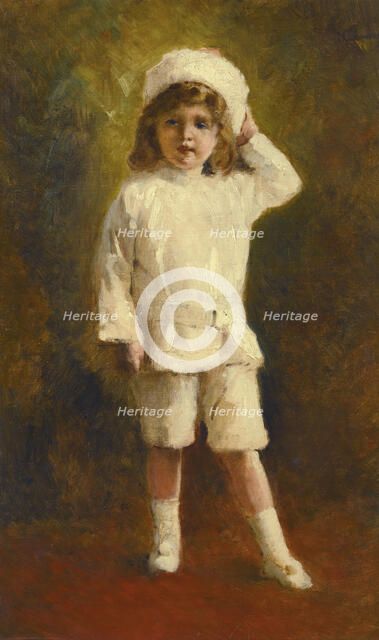 Portrait of the Successor to the throne Tsarevich Alexei Nikolaevich (1904-1918). Artist: Makovsky, Konstantin Yegorovich (1839-1915)