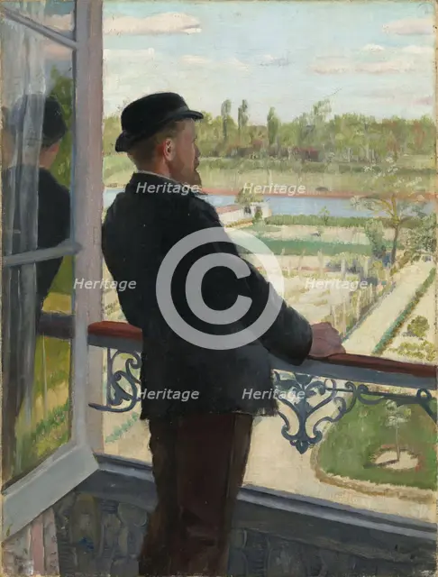 Portrait of the Swedish Painter Karl Nordstrom, 1882. Creator: Christian Krohg.