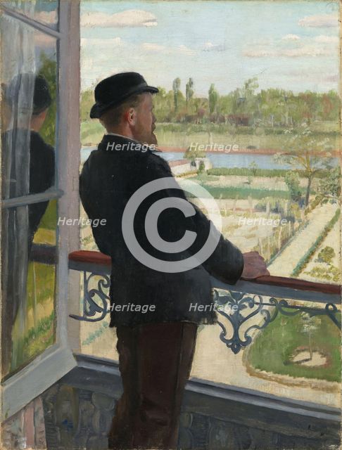 Portrait of the Swedish Painter Karl Nordstrom, 1882. Creator: Christian Krohg.