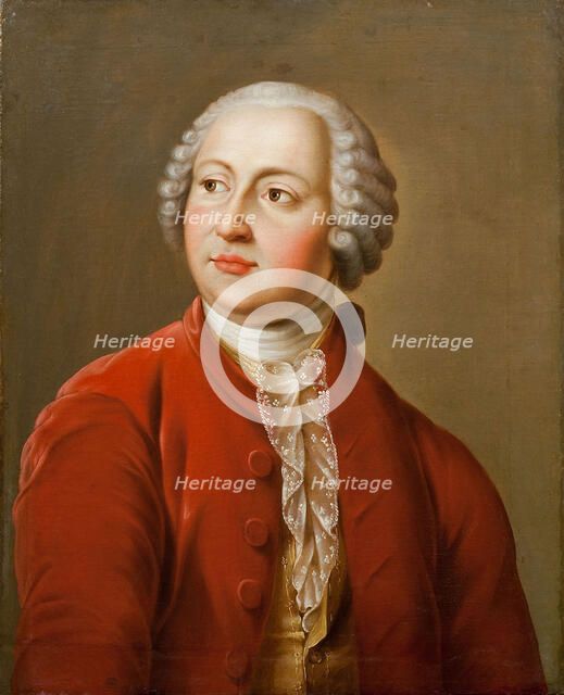 Portrait of the scholar Mikhail V. Lomonosov (1711-1765), Early 19th cen.. Artist: Anonymous  