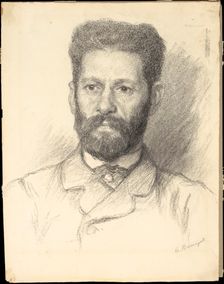 Portrait of the sculptor Mark Matveyevich Antokolsky (1843-1902)