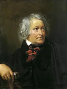 Portrait of the sculptor Bertel Thorvaldsen 1833. Creator: Orest Kiprensky