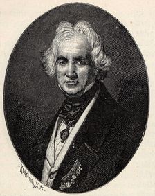 Portrait of the sculptor Christian Daniel Rauch (1777-1857). Creator: Knesing, Theodor (1840-?)