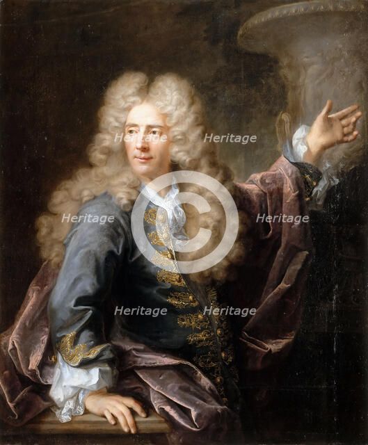 Portrait of the sculptor Jean Cornu (1650-1715). Artist: Tournieres, Robert (1667-1752)