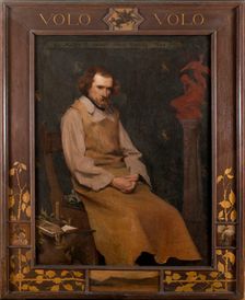 Portrait of the sculptor Jean Dampt, 1894. Creator: Edmond Francois Aman-Jean