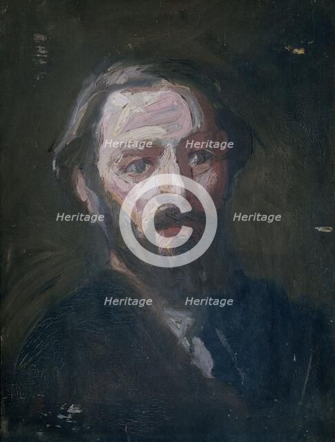 Portrait of the sculptor Pier Pander (1864-1919), 1893-1894.  Creator: Thomas Cool.