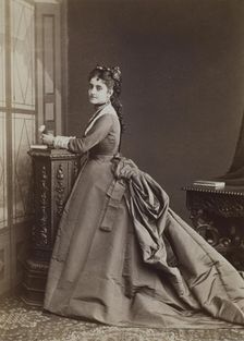 Portrait of the singer Adelina Patti (1843-1919)