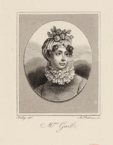 Portrait of the singer and composer Edmée Sophie Gail (1775-1819), ca 1819