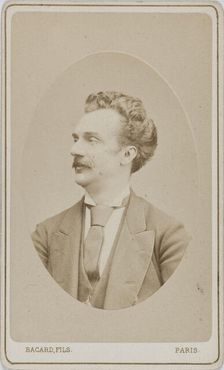 Portrait of the singer and composer Joseph Tagliafico (1821-1900), ca 1860. Creator: Photo studio Bacard Fils
