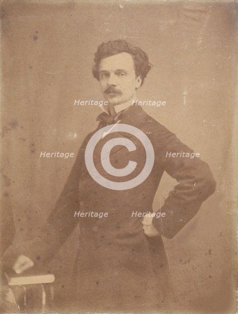 Portrait of the singer and composer Joseph Tagliafico (1821-1900). Creator: Anonymous.
