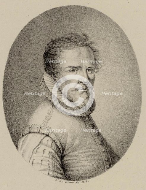 Portrait of the singer and composer Ludwig Senfl (c. 1490-1543), 1816. Creator: Winter, Heinrich Eduard von (1788-1825).
