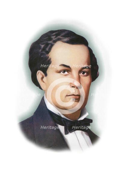 Portrait of the singer and composer Semyon Stepanovich Hulak-Artemovsky (1813-1873). Creator: Anonymous.