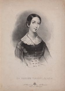 Portrait of the singer and composer Pauline Viardot (1821-1910), 1840s