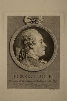 Portrait of the singer and composer Pierre de Jélyotte (1713-1797)