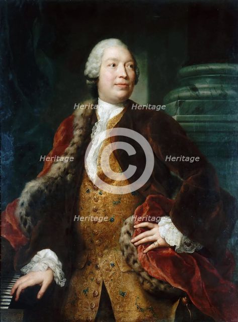 Portrait of the Singer Domenico Annibali (1705-1779).