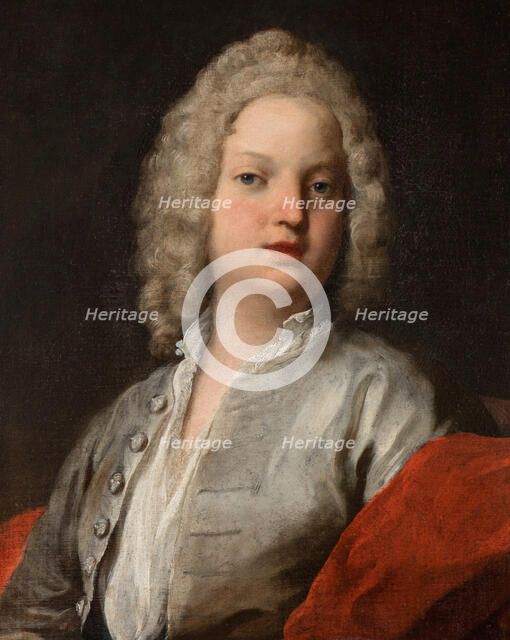 Portrait of the singer Farinelli (Carlo Broschi) (1705-1782), 18th century. Creator: Amigoni, Jacopo (1675-1752).