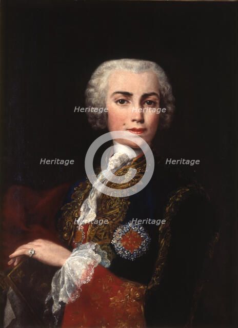 Portrait of the singer Farinelli (Carlo Broschi) (1705-1782). Artist: Amigoni, Jacopo (1675-1752)